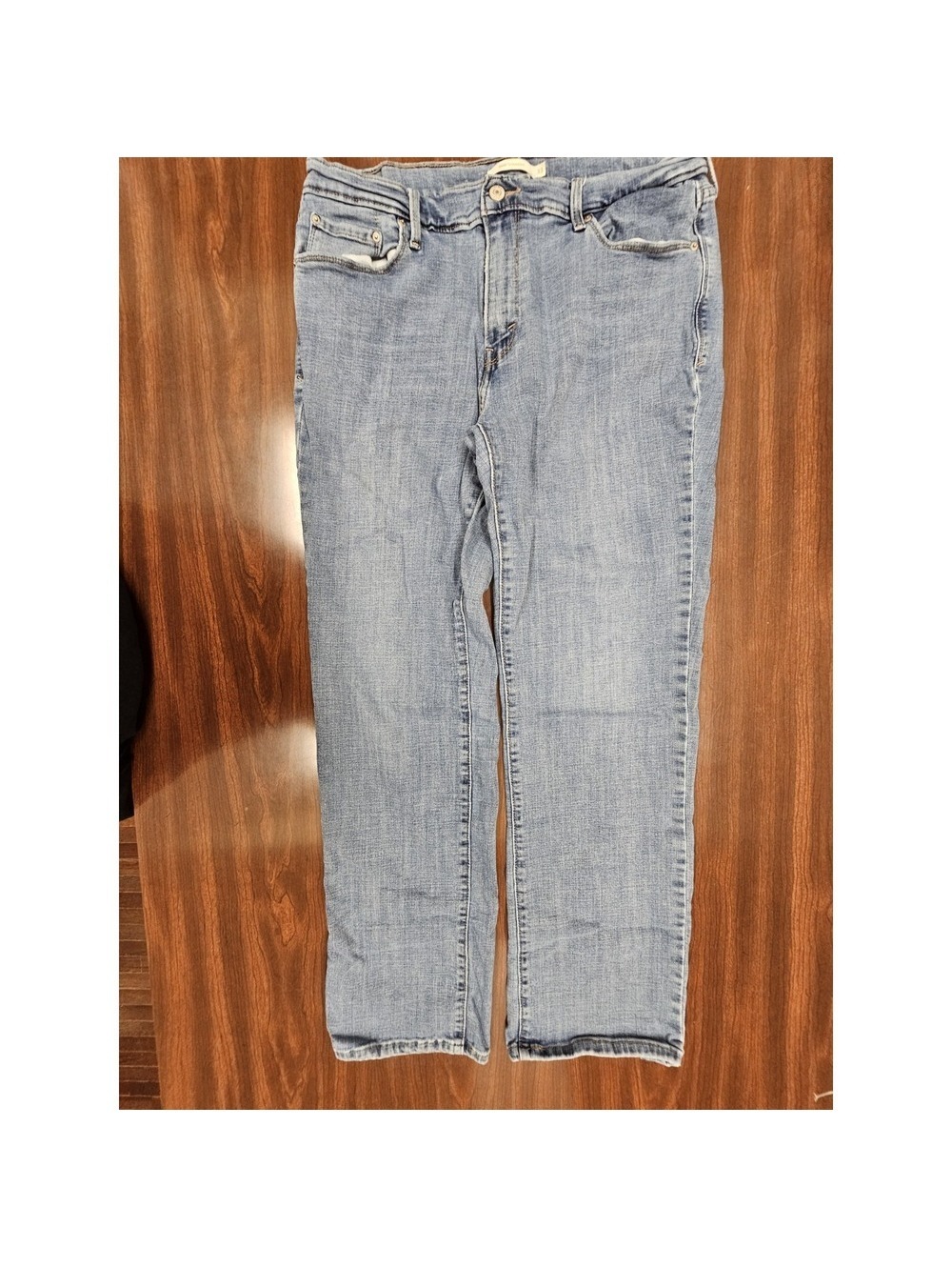 Levi's 505 Straight Leg Jeans Women's Size 33 Light Wash Denim Classic Fit
